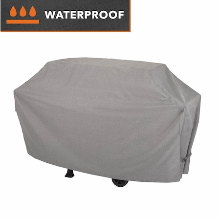 Modern Leisure Garrison 73 in. Grill Cover, Waterproof, 73 in. L x 25 in. W x 44.5 in. H, Granite 3003